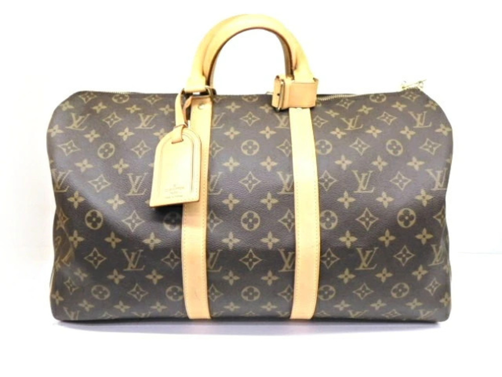 LOUIS VUITTON Keepall Boston Bag Monogram